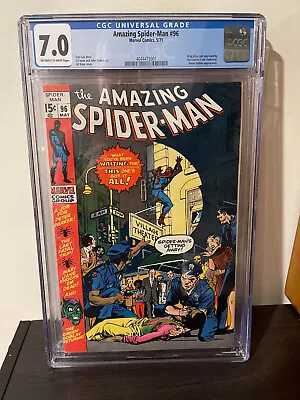 Buy Amazing Spider-Man #96 CGC 7.0 Drug Issue 1971 • 315.45£