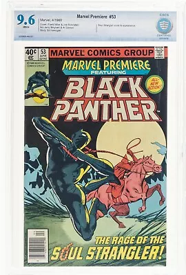 Buy 🔥 Marvel Premiere #53 NEWSSTAND 1980 CBCS 9.6 Frank Miller Black Panther Cgc • 94.08£