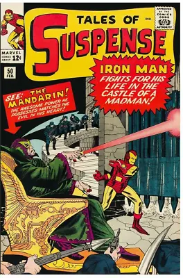 Buy Facsimile Reprint Covers Only To TALES OF SUSPENSE #50 - (1964) • 11.92£