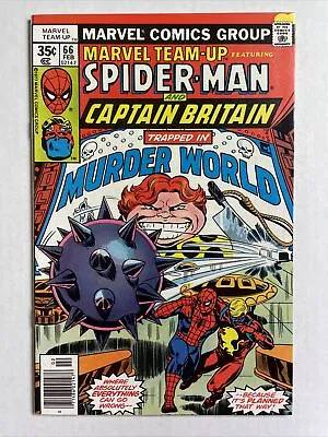 Buy Marvel Team Up 66 NM 1977 Marvel Comics Captain Britain • 59.30£