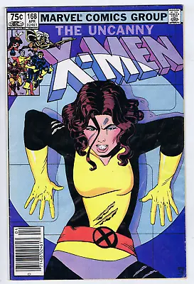 Buy Uncanny X-Men #168 Marvel 1983 1ST ADULT MADELYN PRYOR . CANADIAN PRICE VARIANT • 19.77£