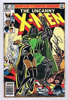 Buy Uncanny X-Men #145 VF/NM Newsstand Signed W/COA Chris Claremont 1981 Marvel • 76.37£