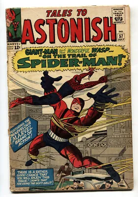 Buy Tales To Astonish #57--1964--early Spider-man--comic Book--G/VG • 78.37£