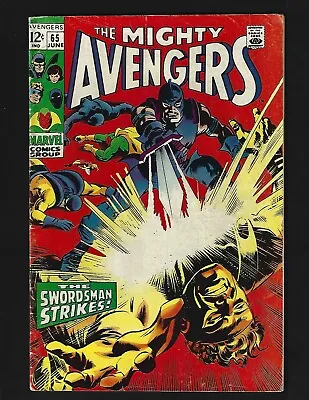 Buy Avengers #65 VG Partial Origin Hawkeye & Swordsman 2nd Barney Barton (Trickshot) • 13.59£