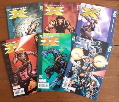 Buy Ultimate X-men 40, 41, 42, 43, 44 & 45, New Mutants Parts 1-6, Marvel, 2004, Vf- • 19.99£