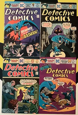 Buy DETECTIVE COMICS 451 452 453 454 DC Batman Comic Book Lot 4 Books High Grade • 62.76£