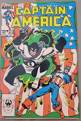 Buy Captain America #312 1985 Key 1st App Flag Smasher Karl Morgenthau *CCC* • 24.11£