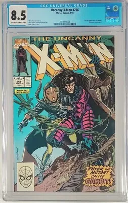 Buy Uncanny X-Men #266 CGC 8.5 (1990) 1st Appearance Of Gambit Marvel Comics VF+ NM • 144.77£