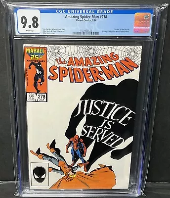 Buy Amazing Spider-Man #278 Marvel Comics, 7/86 Justice Is Served • 106.33£
