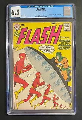 Buy Flash #109 CGC 6.5 2nd Mirror Master DC 1959 Comics • 284.13£