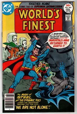 Buy WORLD'S FINEST COMICS 243 DC Batman Superman 1977 • 28.38£