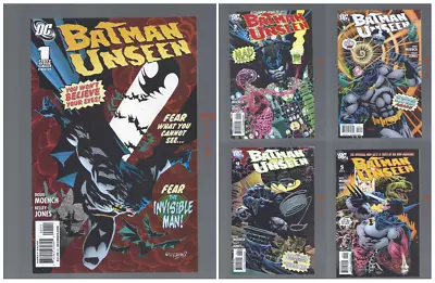 Buy Batman The Unseen 1 2 3 4 5 Complete Lot VF/NM 2009 DC St412 • 12.63£