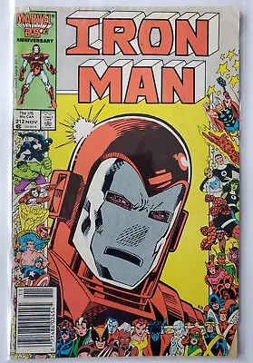 Buy Vintage Marvel Comics Ironman #212 • 2.39£