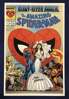 Buy Amazing Spider-Man Annual 21 Litho/Print Auto John Romita WEDDING ISSUE -LIMITED • 180.21£