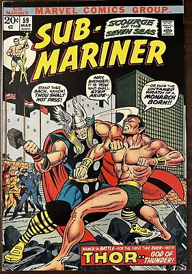 Buy Sub-Mariner #57, 58 & 59 Comic Book 1973 Sharp FN+ Marvel 7.5-8.5! 3 For 1 Low P • 63.72£