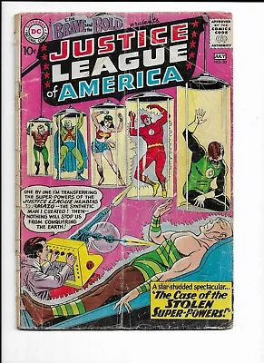 Buy BRAVE AND THE BOLD 30 - FrG 1.5 - 3RD APPEARANCE OF JUSTICE LEAGUE (1960) • 118.74£