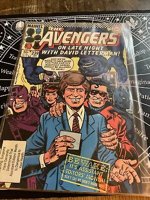 Buy The Avengers Letterman Comic  Late Night With 1984 Marvel Comic Book #239 • 15£
