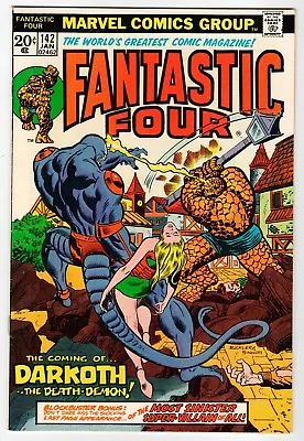 Buy Marvel FANTASTIC FOUR #142 - FN Jan 1974 Vintage Comic • 15.01£