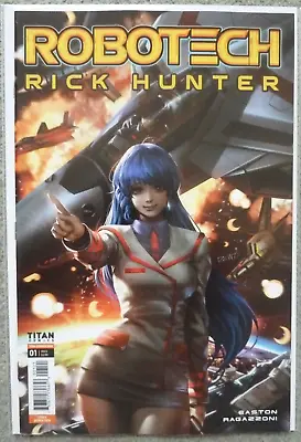 Buy Robotech  Rick Hunter  #1  B  Chew Variant..easton..titan 2023 1st Print..vfn+ • 4.99£