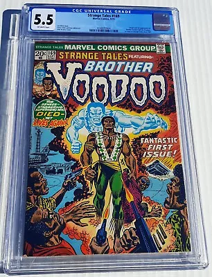 Buy Strange Tales #169 CGC 5.5 1969 Marvel Comics OW PGS Org 1st App Brother Voodoo • 134.04£