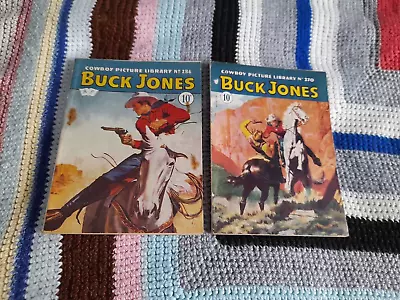 Buy 2 Buck Jones Cowboy Picture Library Comics No 270 & 286 1958 Box 143 • 6.50£