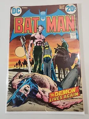 Buy Batman # 244 - Neal Adams Cover, Batman Kisses Talia Al Ghul VG/Fine Cond. • 177.61£