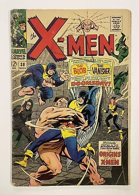 Buy X-men #38.  Nov 1967. Marvel. G/vg. Blob! Changeling! Vanisher! Mutant Master! • 25£