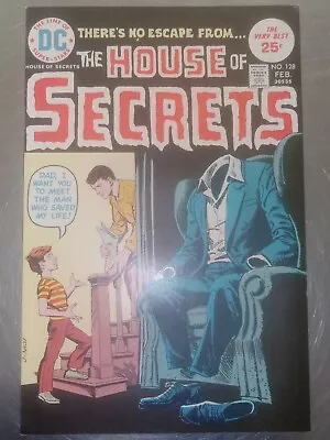 Buy HOUSE OF SECRETS Vol 1 #128 (DC Feb 1975) Classic Post-Code 70's Horror! • 9.63£