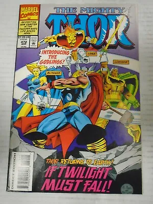 Buy THOR #472 (1994) 1st Blitzana, Loga, & Luminor Appearance, High Evolutionary • 3.16£