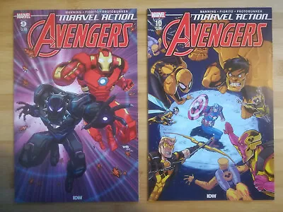 Buy Marvel Action Avengers #9 #10 - 1st Appearance Yellow Hulk - 1st Print IDW 2020 • 24.99£