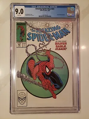 Buy Amazing Spider-Man 301 CGC 9.0 Marvel Comics 1988 • 87.58£