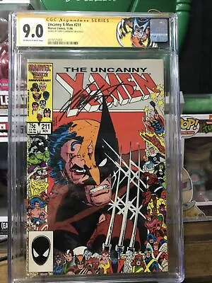 Buy Uncanny X-men 211 Cgc 9.0 Signed By Chris Claremont First Marauders Custom Label • 98.59£