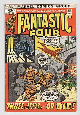 Buy Fantastic Four #119 February 1972 VG Black Panther • 14.26£