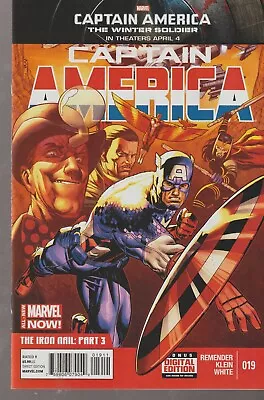 Buy Marvel Comics Captain America #19 (2014) 1st Print Vf+ • 2.25£