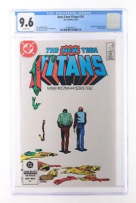 Buy New Teen Titans #39 - DC 1984 CGC 9.6 Last Dick Grayson As Robin. Kid Flash Quit • 54.50£