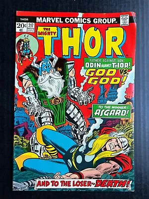 Buy THOR #217 November 1973 First Appearance Of Krista A Valkyrie • 35.61£