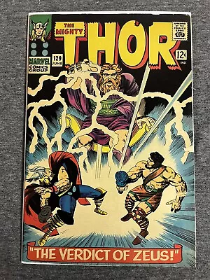 Buy Thor #129 Marvel (1966) - 1st App Of Ares, Hermes, Hera, & More • 99.93£