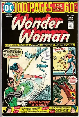 Buy WONDER WOMAN #214, 100 PAGE, VF-, DC Comics (1974) • 21.83£
