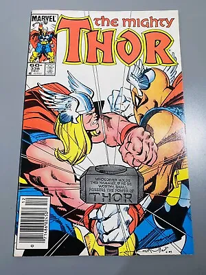 Buy The Mighty Thor #338 NEWSSTAND 2nd Beta Ray Bill NM (Marvel 1983) 1st Print • 11.84£