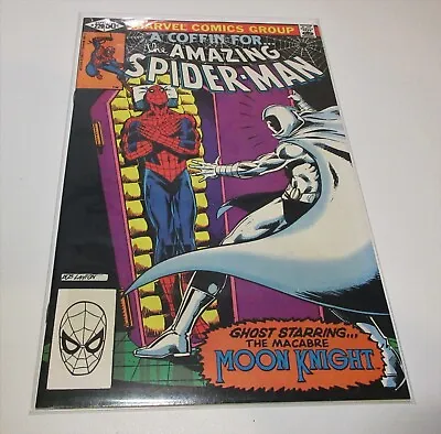 Buy Amazing Spider-Man Comic #220 (1981) (Marvel) MOON KNIGHT  NM M? (Never Read) • 80.34£