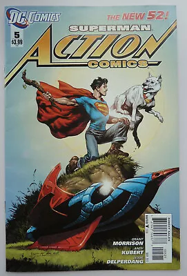 Buy Action Comics #5 - New 52 Superman 1st Printing - DC Comics March 2012 F/VF 7.0 • 4.45£
