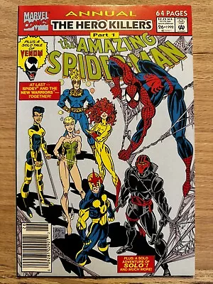 Buy MARVEL COMICS.  The Amazing Spider-Man Annual #26 The Hero Killers Part 1 1992  • 8.08£