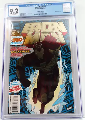 Buy Vintage 1994 Iron Man #300 Collector's Edition CGC 9.2 Embossed Foil Comic Book • 98.83£