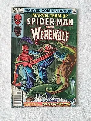 Buy Marvel Team-up #93 Spider-man And Werewolf- May 1980 - Unread Edition! • 27.75£