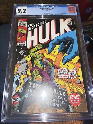 Buy Incredible Hulk 140 CGC 9.2 NM- First App Jarella Marvel 1994 JCPenny Reprint • 111.89£