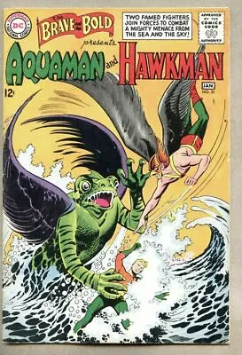 Buy Brave And The Bold #51-1963 Fn Hawkman / Aquaman Hawkgirl Aqualad • 52.17£