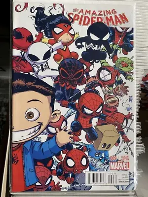 Buy Amazing Spiderman 9 Superior Spiderman 32 Skottie Young Kid Variant 2 Comic Set • 79.99£
