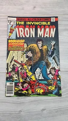 Buy The Invincible Iron Man #101 Aug. 1977 Frankenstein Marvel Comics Newsstand  • 4.99£