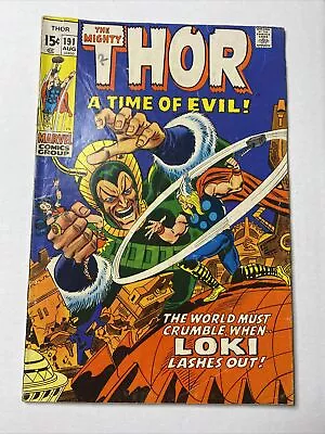 Buy 1971 Marvel The Mighty Thor Comic Book August 191 Low Grade • 6.31£