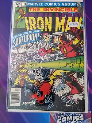Buy Iron Man #143 Vol. 1 High Grade 1st App Newsstand Marvel Comic Book H17-134 • 10.27£